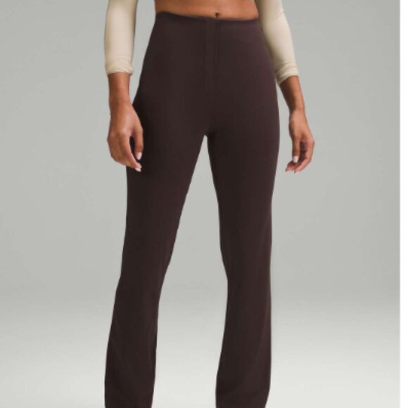 NWT Lululemon Smooth Fit Pull-On High-Rise Pant Regular, Size 4, Espresso - Picture 2 of 6